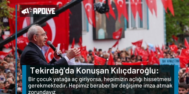 Kılıçdaroğlu: “Bir çocuk yatağa aç giriyorsa, hepimizin açlığı hissetmesi gerekmektedir”