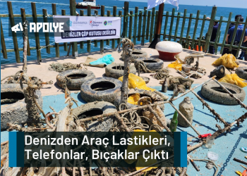 Denizden Araç Lastikleri, Telefonlar, Bıçaklar Çıktı